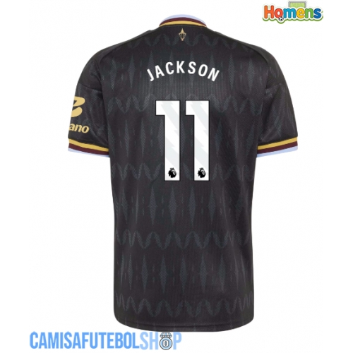 Camisa de time de futebol Aston Villa Nicolas Jackson #11 Replicas 2º Equipamento 2026-27 Manga Curta